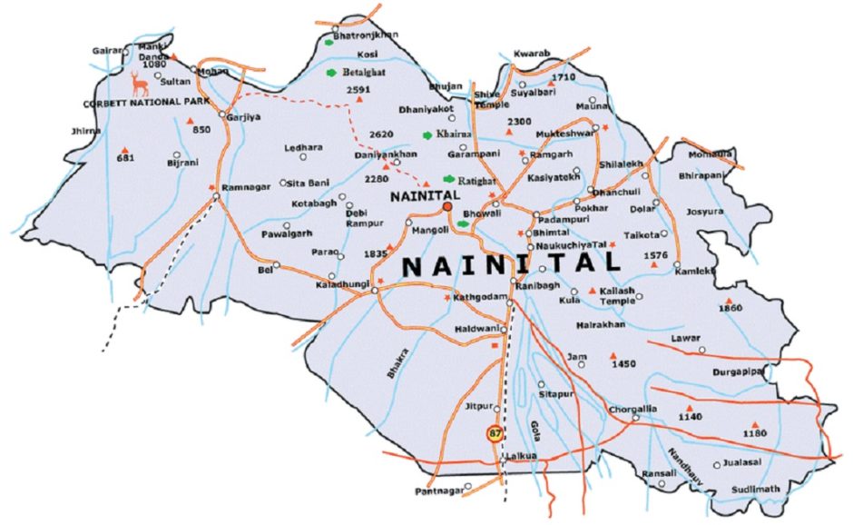 Nainital-Tourist-Map